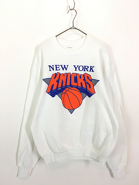 古着 90s USA製 NBA New York Knicks ニックス スウェット トレーナー 