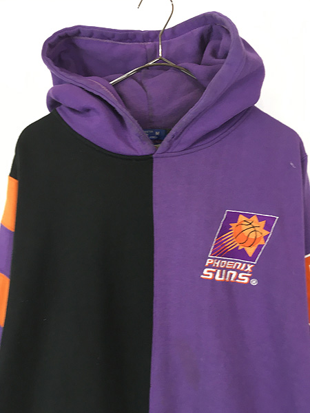 古着 90s NBA Phoenix Suns サンズ クレイジー パターン スウェット パーカー M 古着 - 古着 通販 ヴィンテージ 古着屋  Dracaena ドラセナ