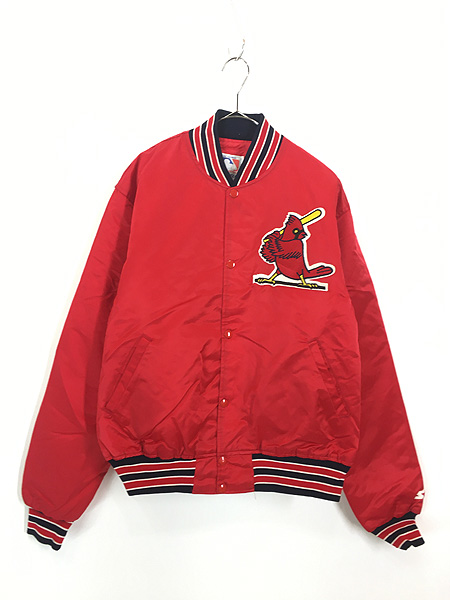 古着 80s USA製 Starter MLB St. Louis Cardinals カージナルス 光沢