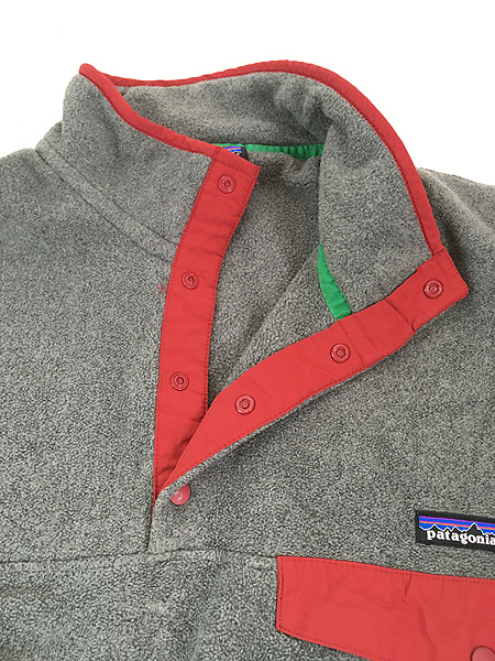 古着 14s Patagonia スナップT シンチラ フリース ジャケット グレー M 美品!! 古着 - 古着 通販 ヴィンテージ 古着屋  Dracaena ドラセナ