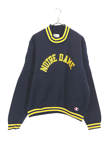 古着 60s USA製 Champion Products 「NOTRE DAME」 アーチ ハイネック