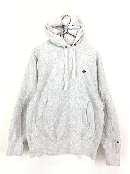 超激安得価【極美品】Champion reverse wave グレーパーカー #1584 トップス