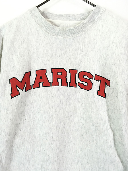 古着 00s Champion Reverse Weave 「MARIST」 カレッジ プリント