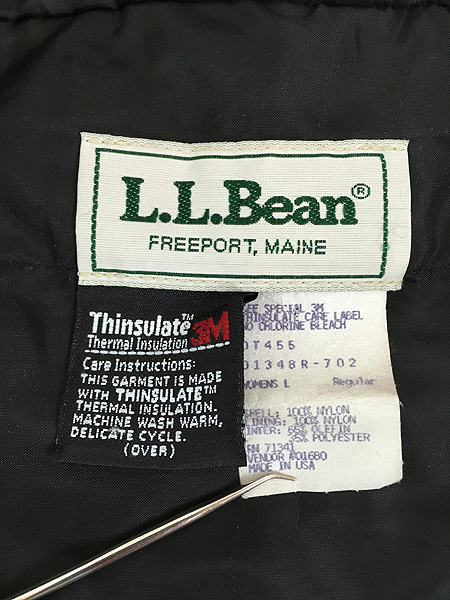 古着 90s USA製 LL Bean アウトドア テープ 高性能 3M パデッド