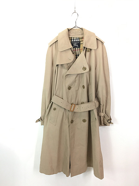 古着 80s 英国製 Burberry チェック ライナー ダブルブレスト トレンチ ...