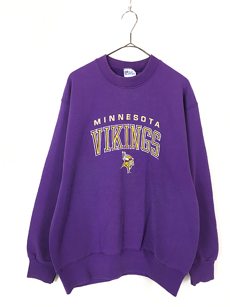 古着 90s USA製 NFL Minnesota Vikings バイキングス スウェット