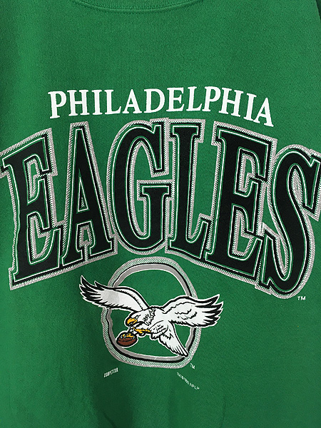 古着 90s USA製 NFL Philadelphia Eagles イーグルス スウェット