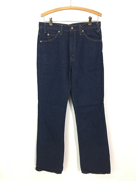 セミデッド」 古着 90s USA製 Levi's 517-0217 真紺 ブルー デニム