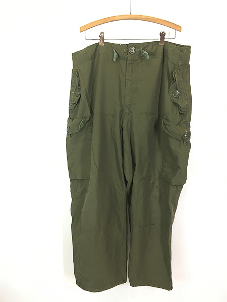 古着 70s カナダ軍 「Windproof」 ミリタリー 光沢 ウインド