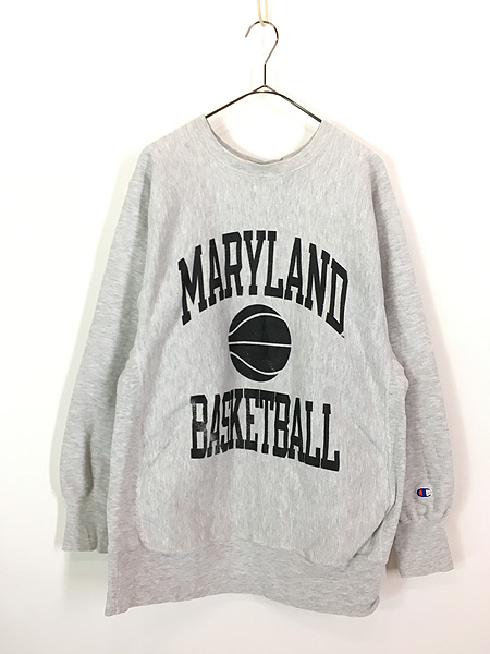 古着 90s Champion Reverse Weave 「MARYLAND」 バスケ リバース