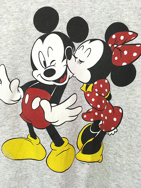 古着 90s Disney ミッキー ミニー キス スウェット トレーナー XL位 ...