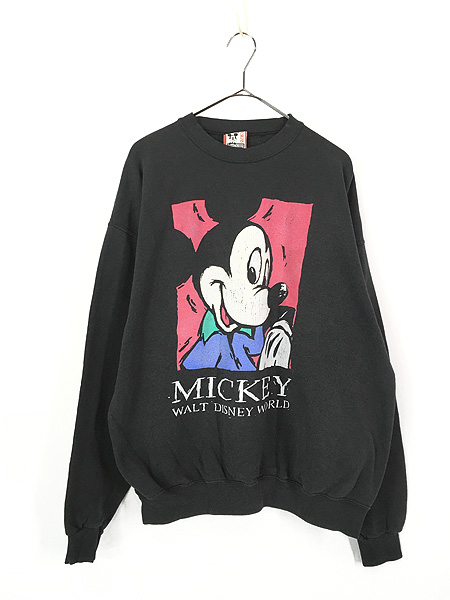 90s USA製 MICKEY INC ディズニー スウェット トレーナー XL