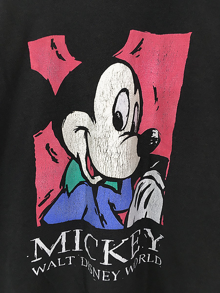 古着 90s USA製 Disney Mickey ミッキー スウェット トレーナー XL 古着 古着 通販 ヴィンテージ 古着屋  Dracaena ドラセナ