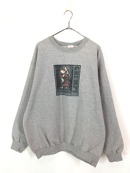 made in USA  80s 白雪姫 7人の小人 スウェット 霜降グレーhnt古着collection