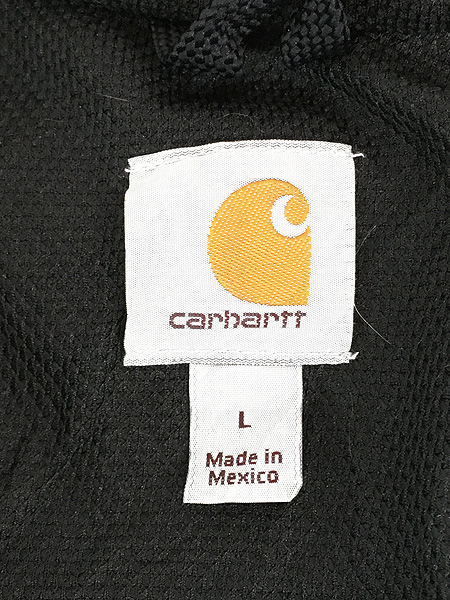 カーハート  ロゴ刺繍  パーカー  メキシコ製  2XL  肉厚  茶  01