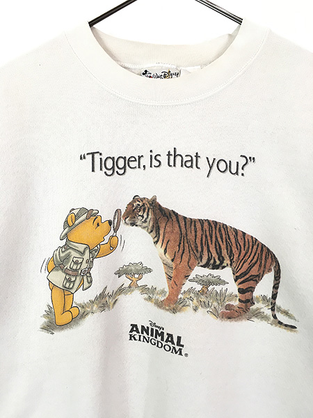 古着 90s USA製 Disney Pooh Animal Kingdom 「Tigger」 クマのプー 