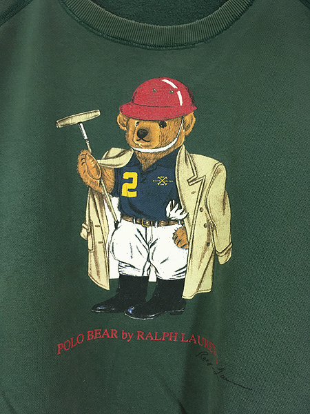 古着 90s Ralph Lauren 「POLO BEAR」 ポロベア スウェット トレーナー