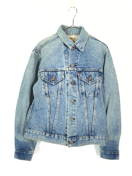 古着 80s USA製 Levi's 70505-0217 4th ブルー デニム