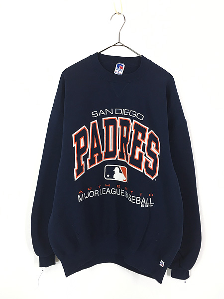 古着 90s USA製 MLB SanDiego Padres パドレス スウェット トレーナー XL 美品!! 古着 - 古着 通販 ヴィンテージ　 古着屋 Dracaena ドラセナ