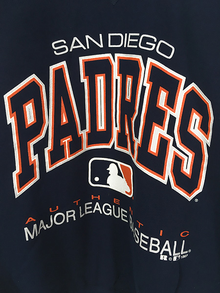 古着 90s USA製 MLB SanDiego Padres パドレス スウェット トレーナー