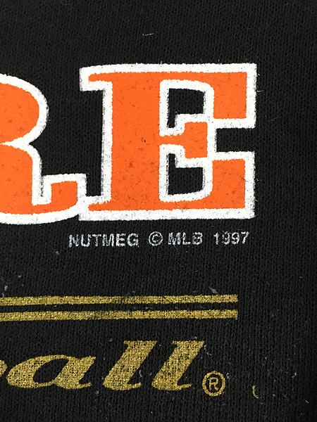 90s NUTMEG オリオールズ MLB 刺繍 ニット セーター USA