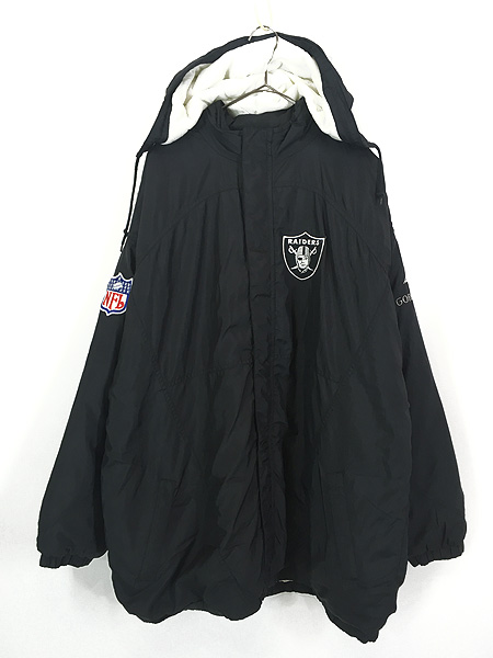 古着 90s NFL Oakland RAIDERS レイダース パデット 2way GORE-TEX 