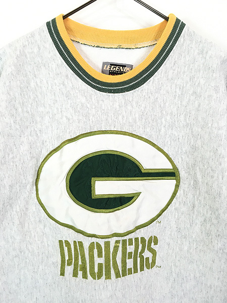 古着 90s USA製 NFL Green Bay Packers パッカーズ ナイロン パッチ スウェット トレーナー XL 古着 - 古着 通販  ヴィンテージ 古着屋 Dracaena ドラセナ