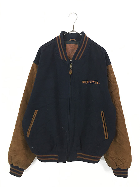 90s vintage古着 USA製 GOLDEN BEAR スタジャン レザー-