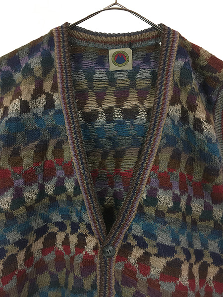 90s MILLMA BOLIVIA alpaca cardigan