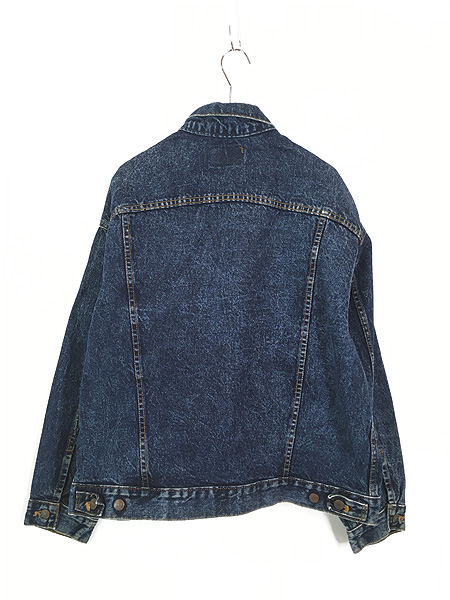 古着 80s USA製 Levi's 70507-0227 ギャラクティック風 濃紺 ケミカル