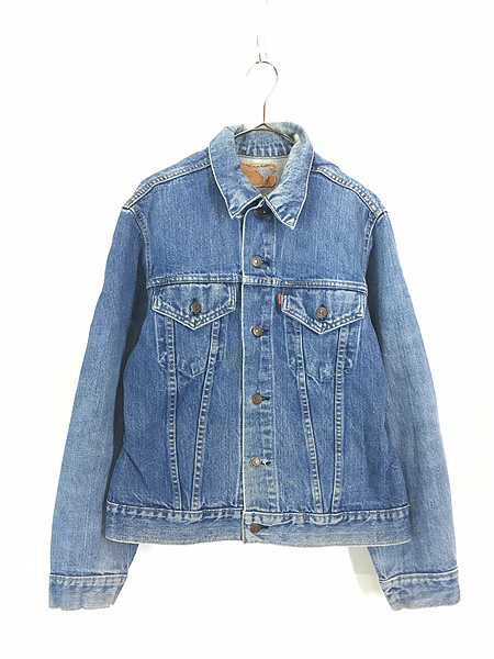 古着 80s USA製 Levi's 70505-0213 4th 濃紺 ブルー デニム トラッカー ジャケット Gジャン 42 - 古着 通販  ヴィンテージ　古着屋 Dracaena ドラセナ