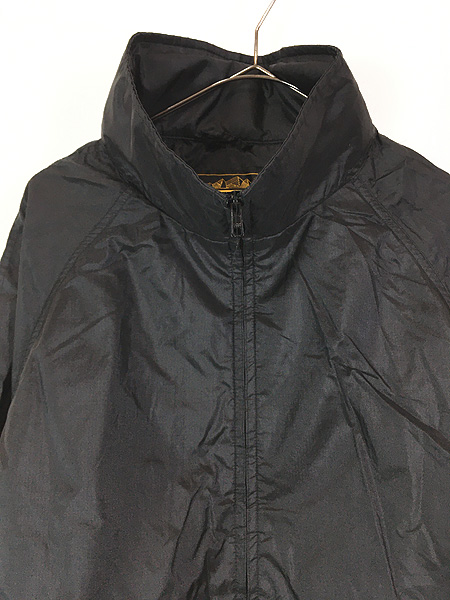 古着 80s Eddie Bauer 2way フルジップ ナイロン シェル ジャケット L 