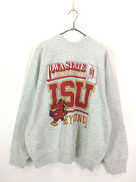 古着 90s USA製 Iowa State Cyclones サイクロンズ カレッジ アメフト 