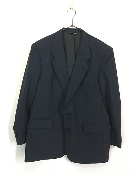 レディース 古着 80s USA製 Christian Dior ダブルブレスト テーラード ジャケット 黒 L位 古着 - 古着 通販 ヴィンテージ  古着屋 Dracaena ドラセナ