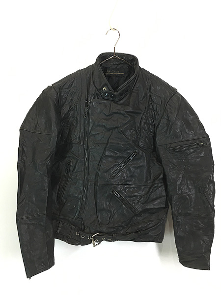 古着 80s Harley Davidson × Hein Gericke パデッド レザー シングル ...