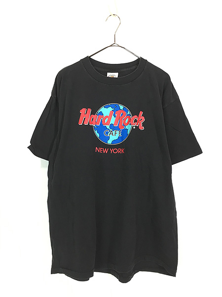 古着 90s USA製 Hard Rock Cafe 「NEW YORK」 ハードロック Tシャツ XL 古着