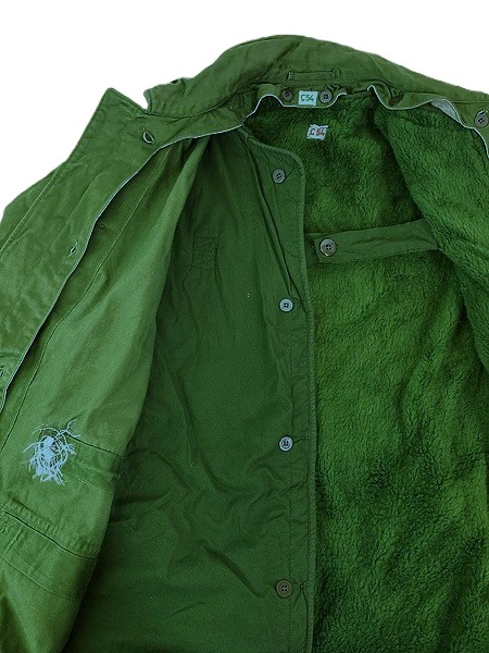古着 60-70s スウェーデン軍 M-59 ミリタリー コットンサテン