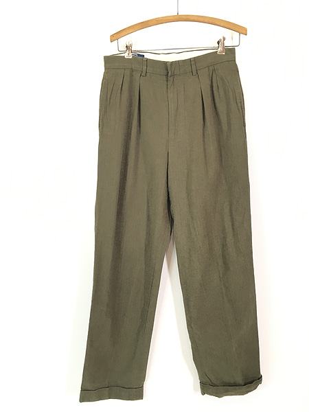 ビンテージ 70s ポケット付 巻き スカート グリーン 緑 希少 美品スカート