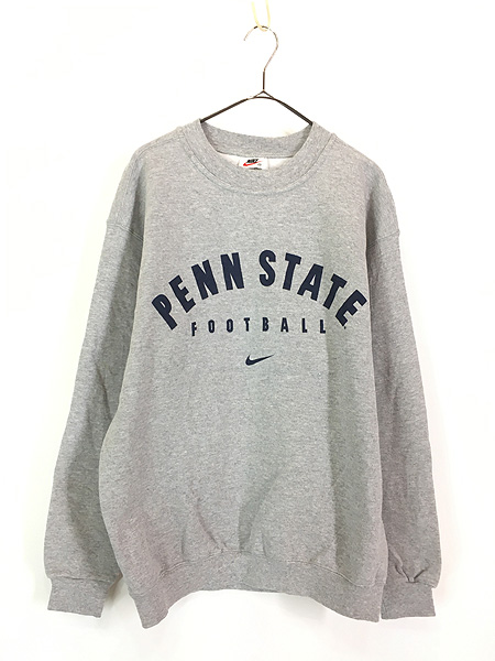 古着 90s USA製 NIKE 「PEN STATE」 カレッジ アメフト スウェット トレーナー M 古着 - 古着 通販 ヴィンテージ　古着屋  Dracaena ドラセナ