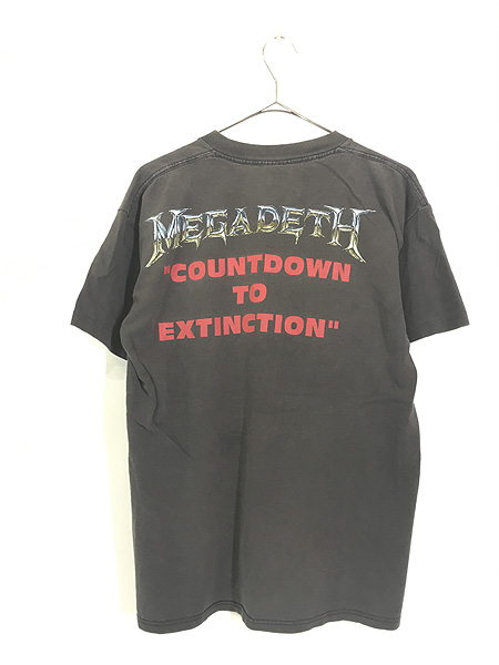 古着 90s USA製 MEGADETH 「Countdown To Extinction」 Vic ヘヴィ 