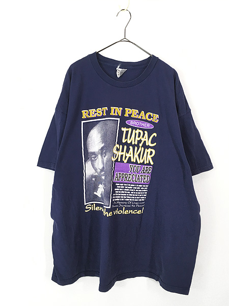 90'S 2PAC BIG EAZY-E Tシャツ ヴィンテージ RAPTシャツ