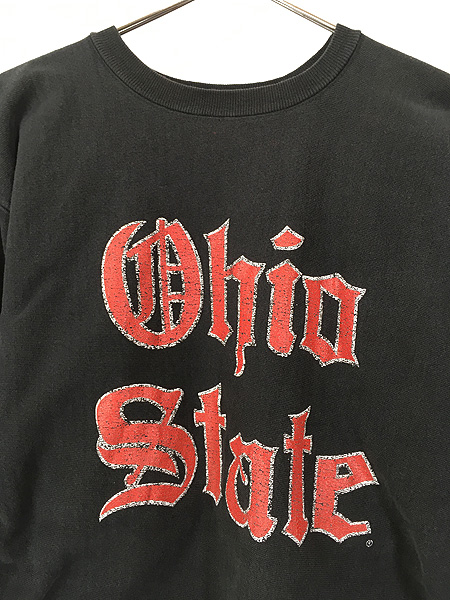 古着 90s USA製 Champion Reverse Weave 「Ohio State」 オールド