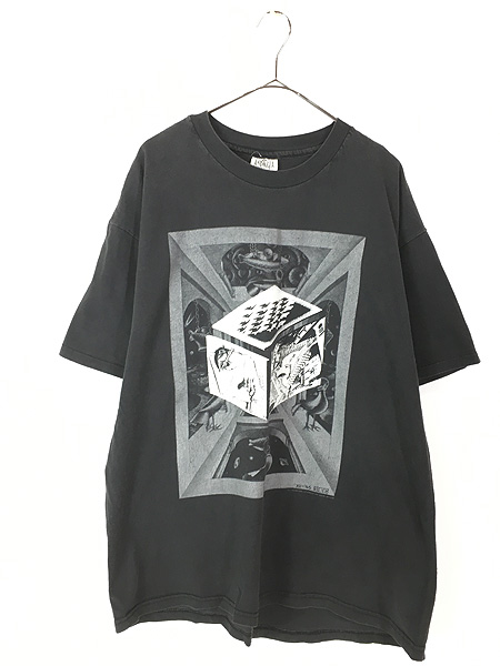 古着 90s USA製 M.C. Escher エッシャー 貴重 Gallery × フロント ...