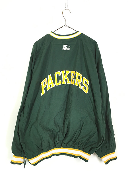 古着 90s NFL Green Bay Packers パッカーズ プルオーバー ナイロン ジャケット XL 古着 - 古着 通販 ヴィンテージ 古着屋  Dracaena ドラセナ