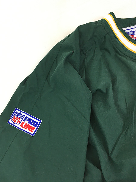 古着 90s NFL Green Bay Packers パッカーズ プルオーバー ナイロン ジャケット XL 古着 - 古着 通販 ヴィンテージ 古着屋  Dracaena ドラセナ