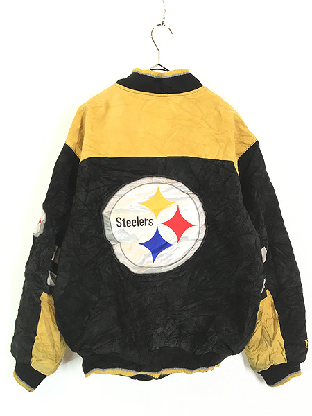 古着 NFL Pittsburgh Steelers スティーラーズ本革 オール スエード 