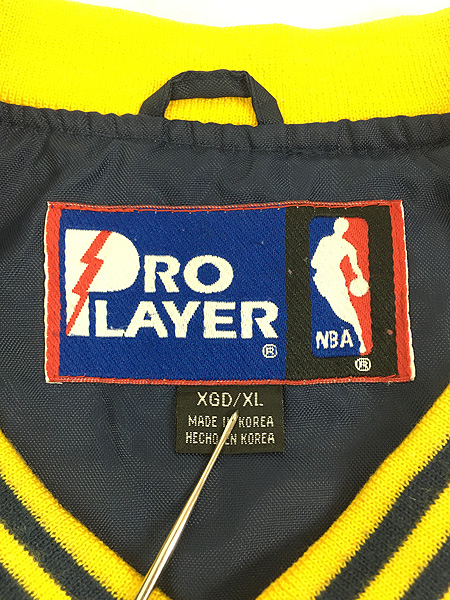 古着 90s NBA Indiana Pacers ペイサーズ 「No.31」 刺しゅう ナイロン ジャケット XL 古着 - 古着 通販  ヴィンテージ 古着屋 Dracaena ドラセナ