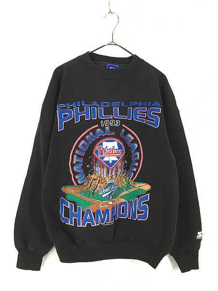 古着 90s USA製 STARTER MLB Philadelphia Phillies フィリーズ World