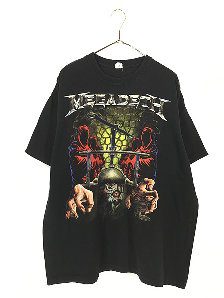 古着 00s MEGADETH 「Head Crusher」 ヘヴィ メタル ロック バンド Tシャツ XL - 古着 通販 ヴィンテージ 古着屋  Dracaena ドラセナ