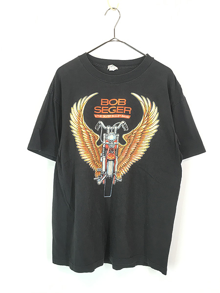 古着 90s USA製 Bob Seger & The Silver Bulled Band 「1996 North American Tour」  ツアー ロック バンド Tシャツ L - 古着 通販 ヴィンテージ 古着屋 Dracaena ドラセナ